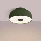 Plafonnier LED vert olive moderne | VUHAR