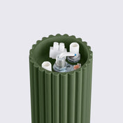 Plafonnier LED vert olive design IP44 | DIHA