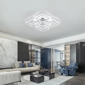 Plafonnier LED acrylique blanc moderne original | RAPA