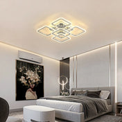 Plafonnier LED acrylique blanc moderne original | RAPA