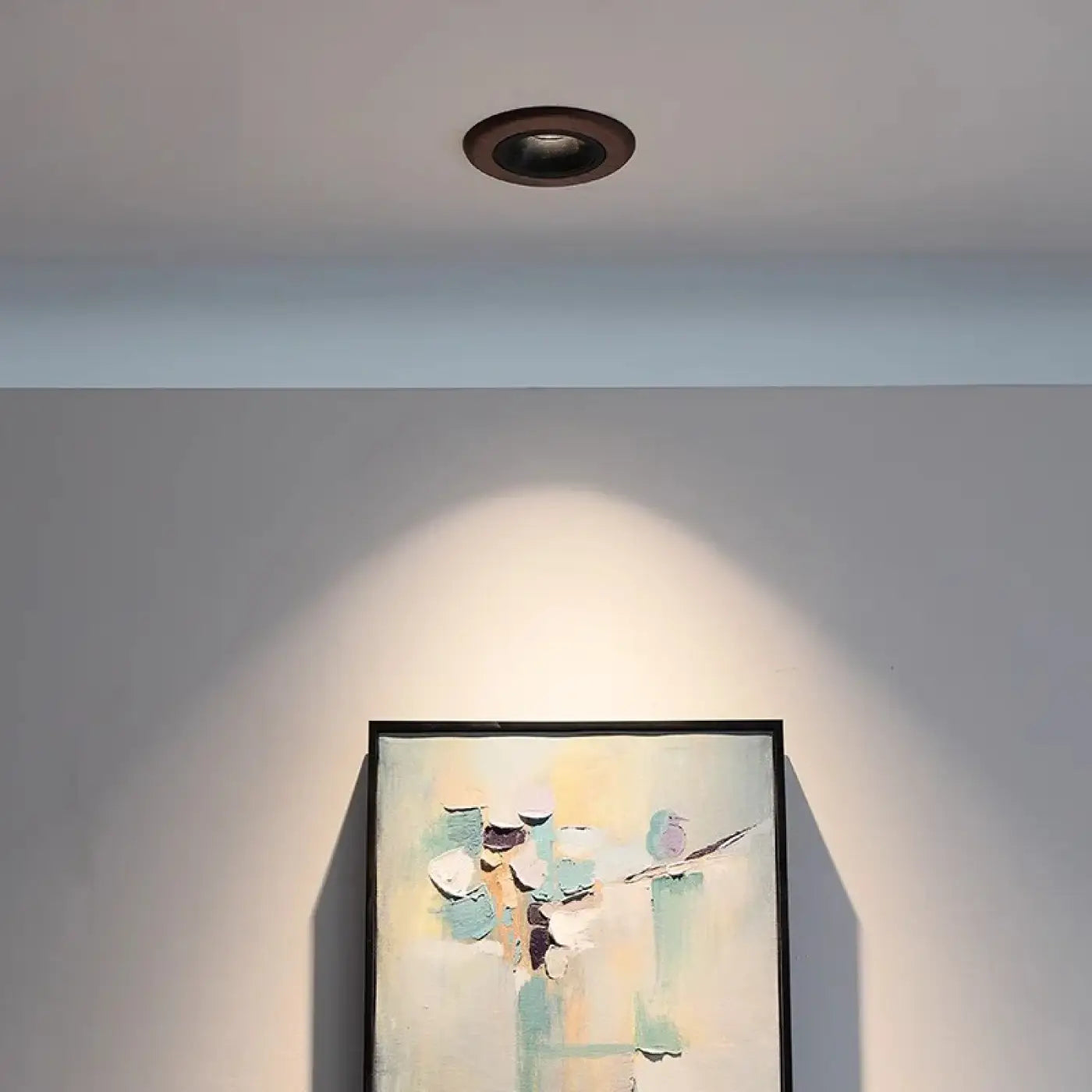 Plafonnier LED bois et aluminium noir | KAKAL