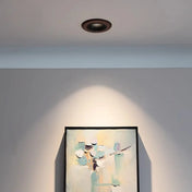 Plafonnier LED bois et aluminium noir | KAKAL
