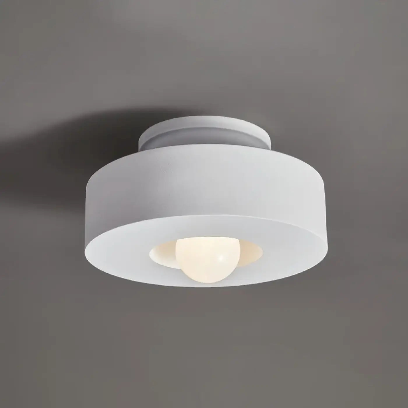 Plafonnier scandinave compact LED IP65 | ZEFAKO