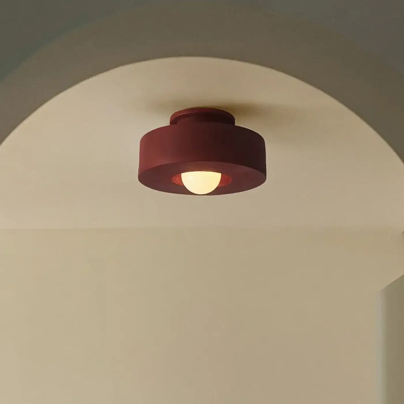 Plafonnier scandinave compact LED IP65 | ZEFAKO