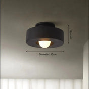 Plafonnier scandinave compact LED IP65 | ZEFAKO