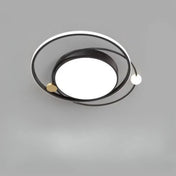 Plafonnier design mouvement doré noir blanc | RESUK