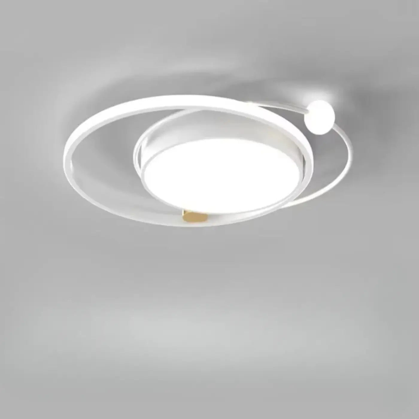 Plafonnier design mouvement doré noir blanc | RESUK