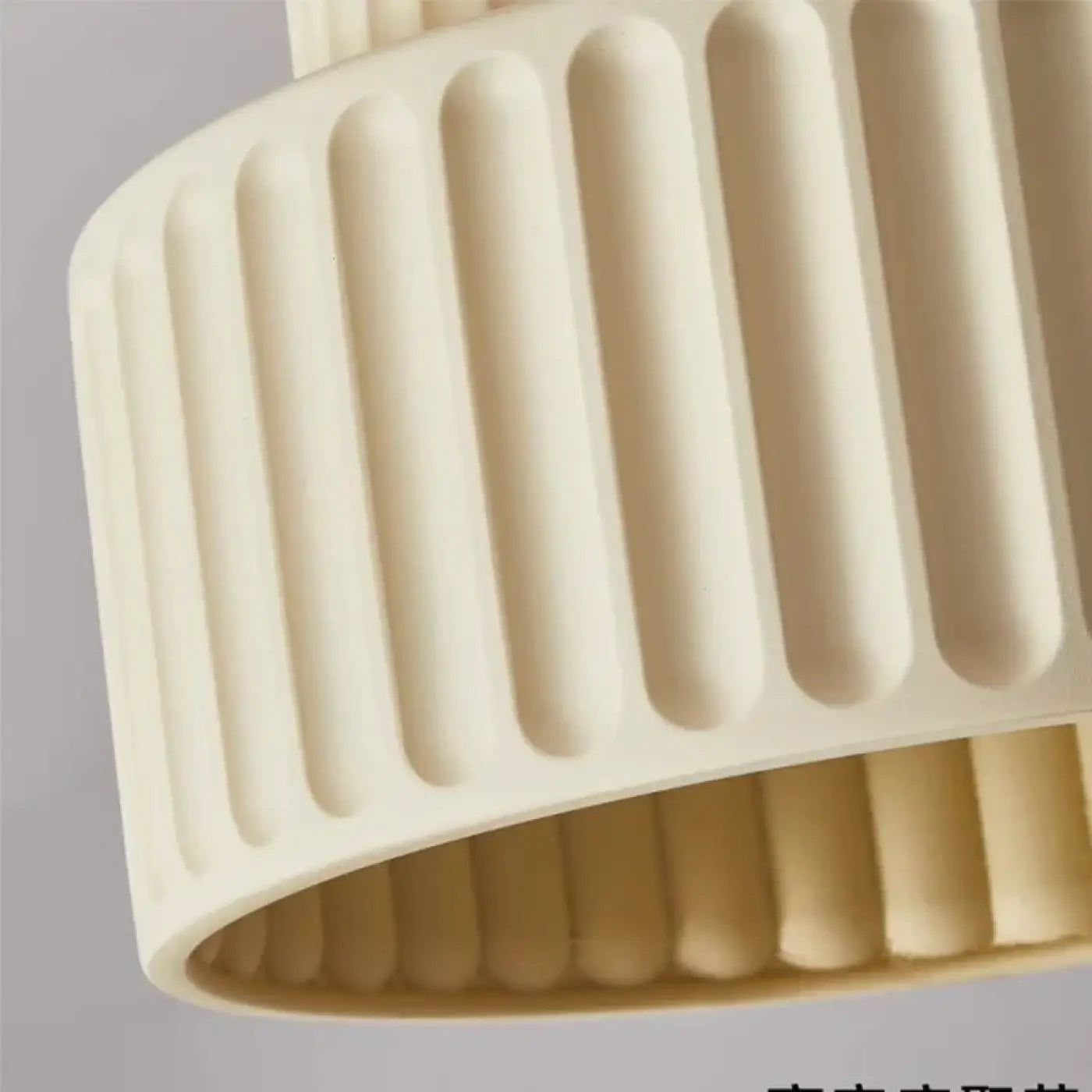 Plafonnier résine beige blanc vert scandinave | KEPAL