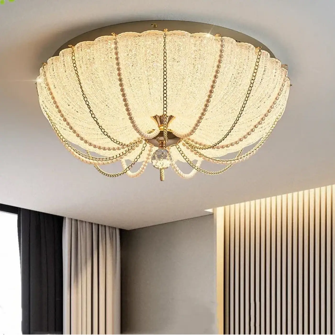 Plafonnier LED blanc design moderne | BISUS