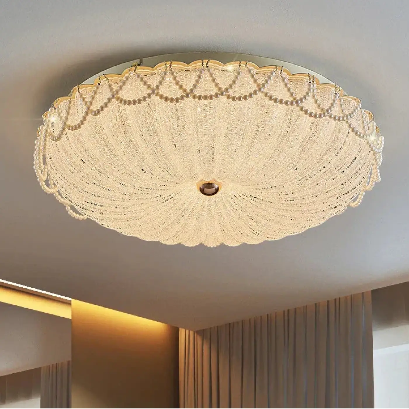 Plafonnier LED blanc design moderne | BISUS