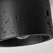 Plafonnier marbre noir design moderne | SEPEHE