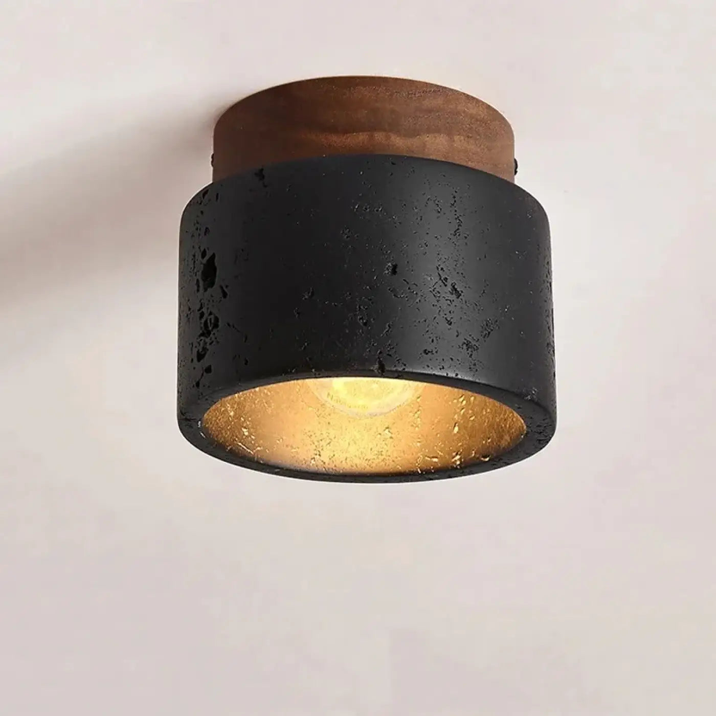 Plafonnier marbre noir design moderne | SEPEHE