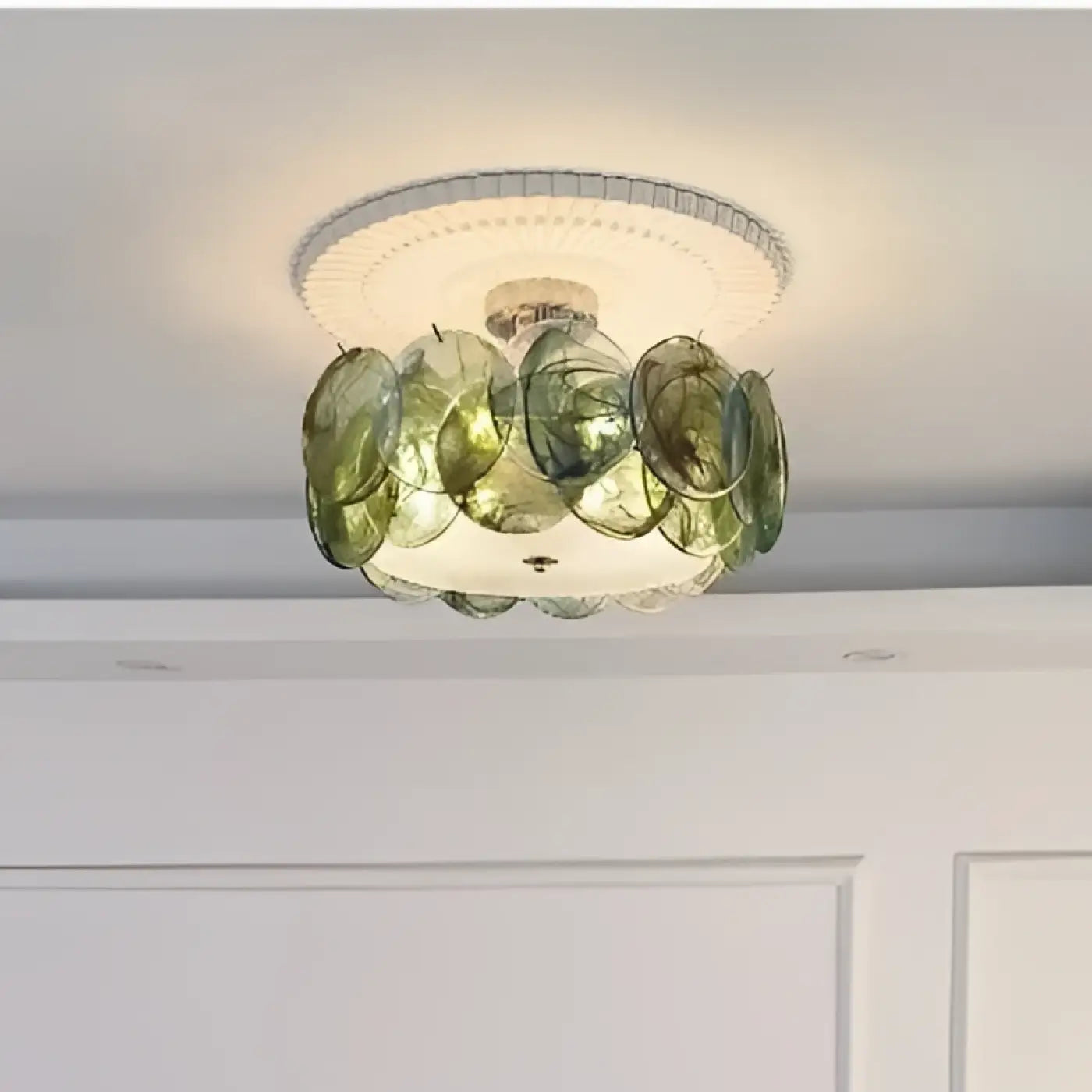 Plafonnier verre art déco design moderne | ZUMO