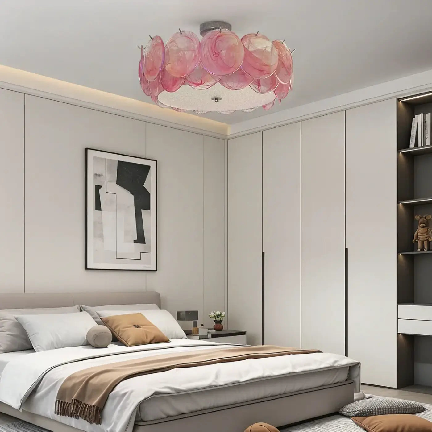 Plafonnier verre art déco design moderne | ZUMO