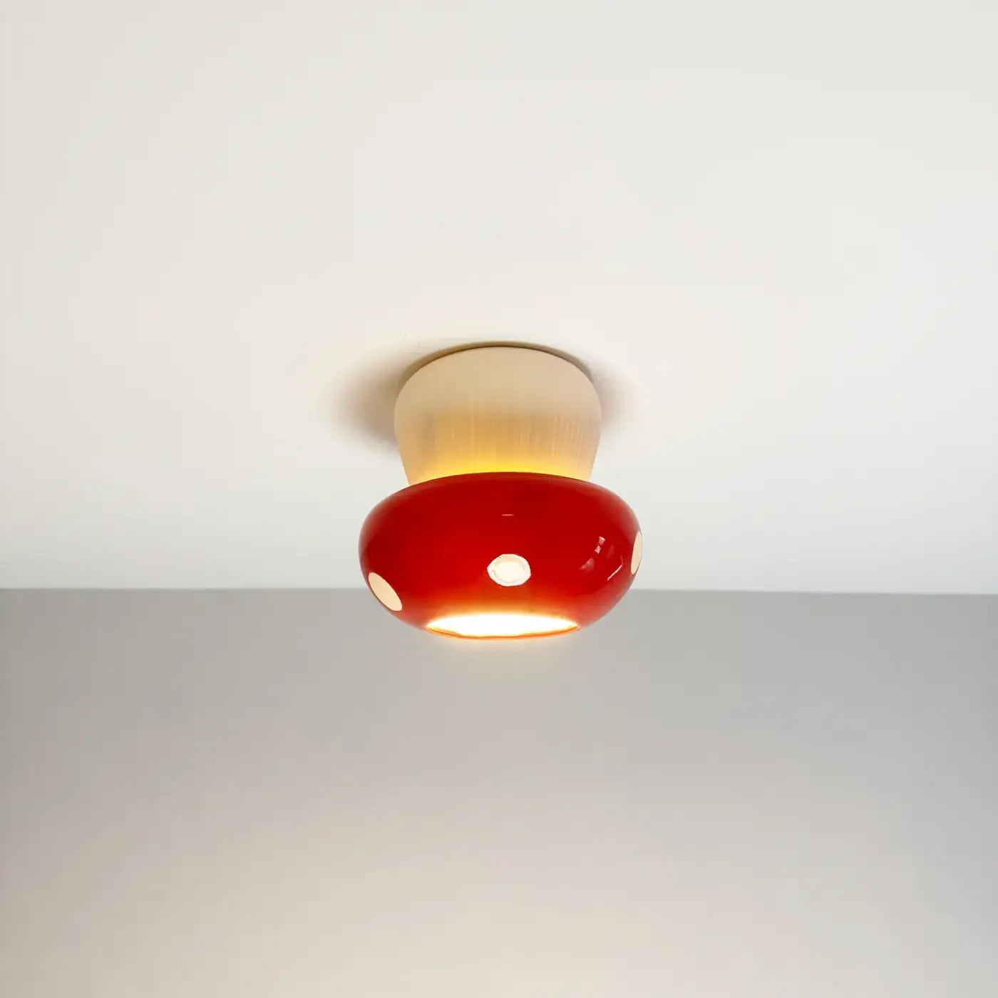 Plafonnier LED champignon acrylique design | HIKA