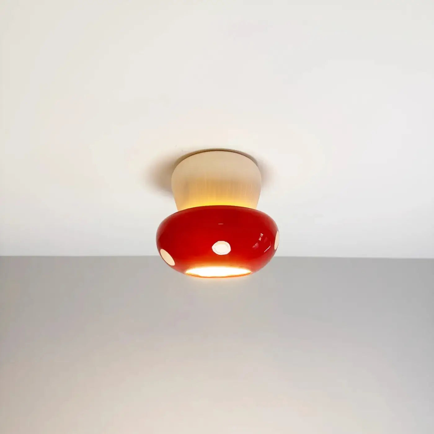 Plafonnier LED champignon acrylique design | HIKA