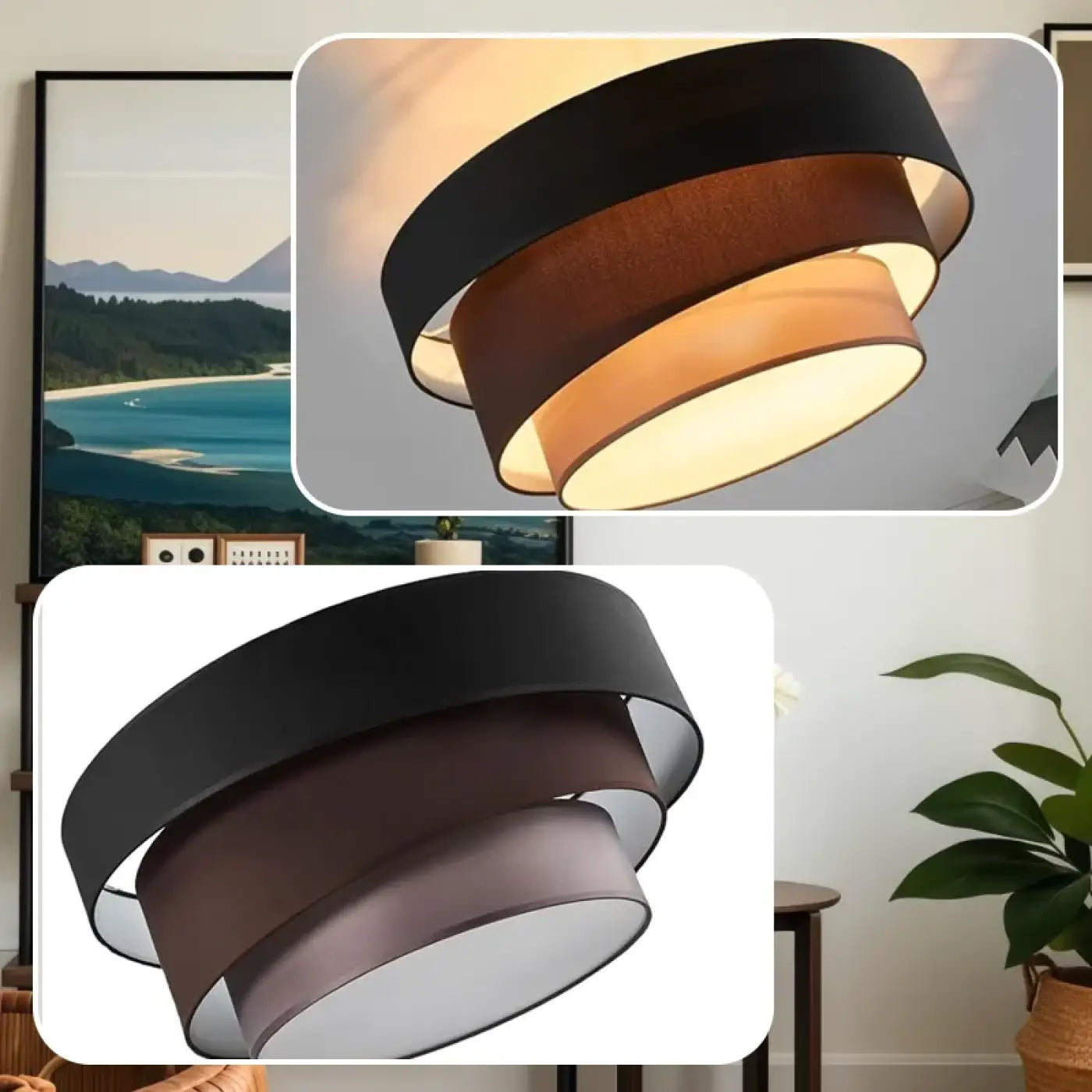 Plafonnier design circulaire lumière douce | FEMUVE