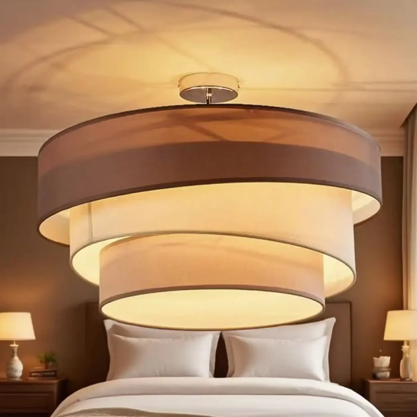 Plafonnier design circulaire lumière douce | FEMUVE