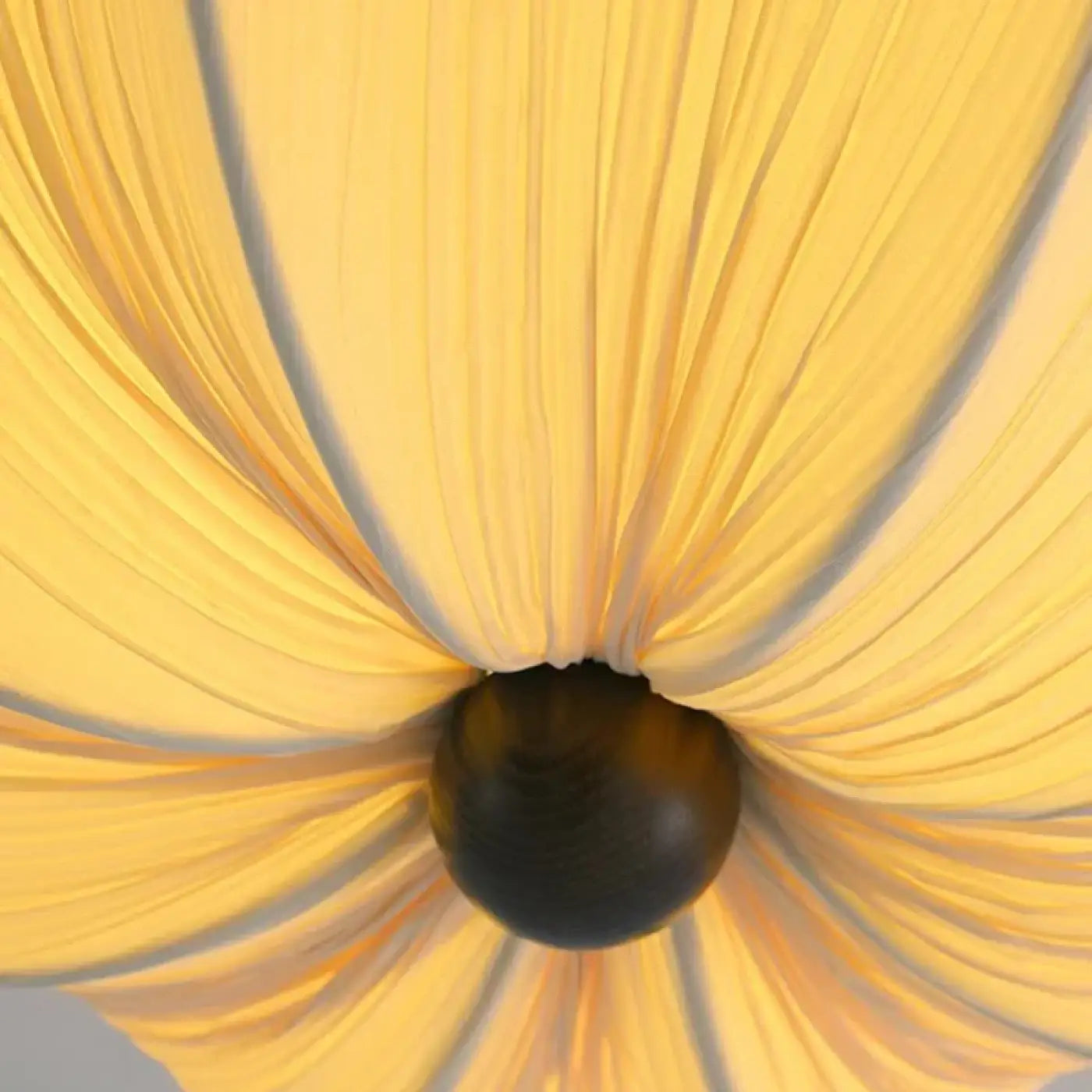 Plafonnier LED tissu et bois design dimmable | HISIZA