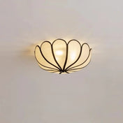 Plafonnier LED bambou et métal minimaliste | PUKINE