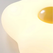 Plafonnier design blanc et jaune moderne | VOTEZEL