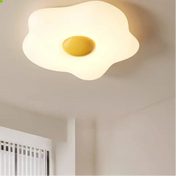 Plafonnier design blanc et jaune moderne | VOTEZEL