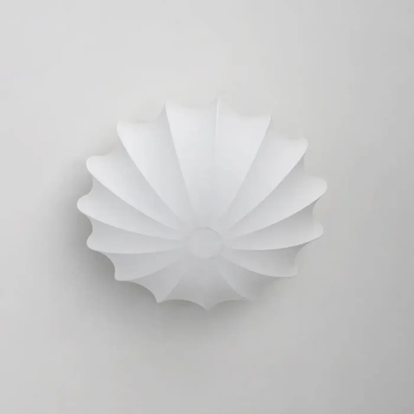Plafonnier tissu blanc forme organique 3 lumières | SETO