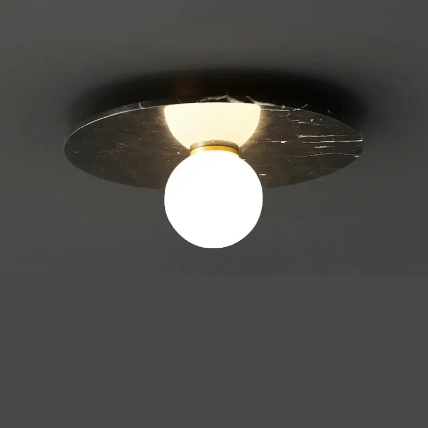 Plafonnier LED pierre design IP65 | ZOZEKE