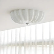 Plafonnier résine ondulée LED moderne | FEZUN