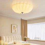 Plafonnier résine ondulée LED moderne | FEZUN