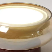 Plafonnier verre ambré LED moderne | HOBI