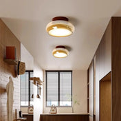 Plafonnier verre ambré LED moderne | HOBI