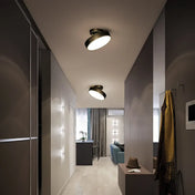 Plafonnier doré rond moderne LED | MEDUVES