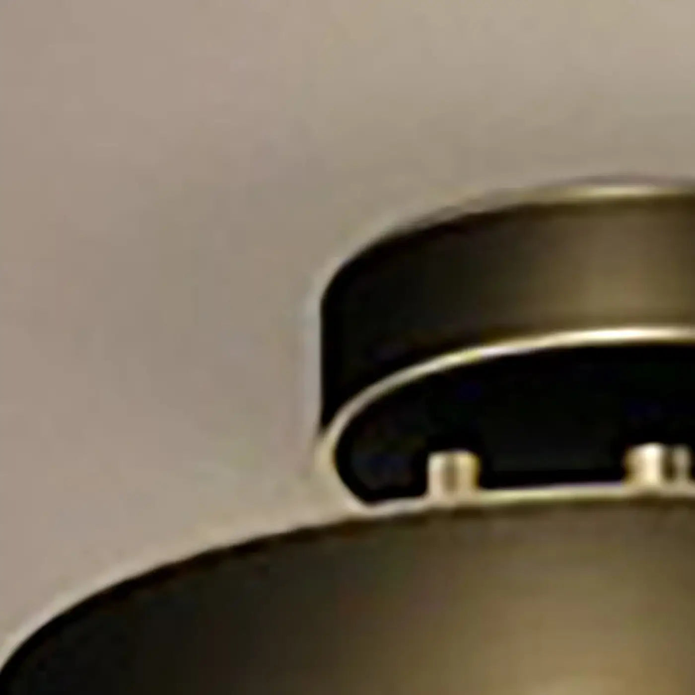 Plafonnier doré rond moderne LED | MEDUVES