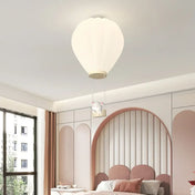 Plafonnier enfant blanc montgolfière design | NANIVO