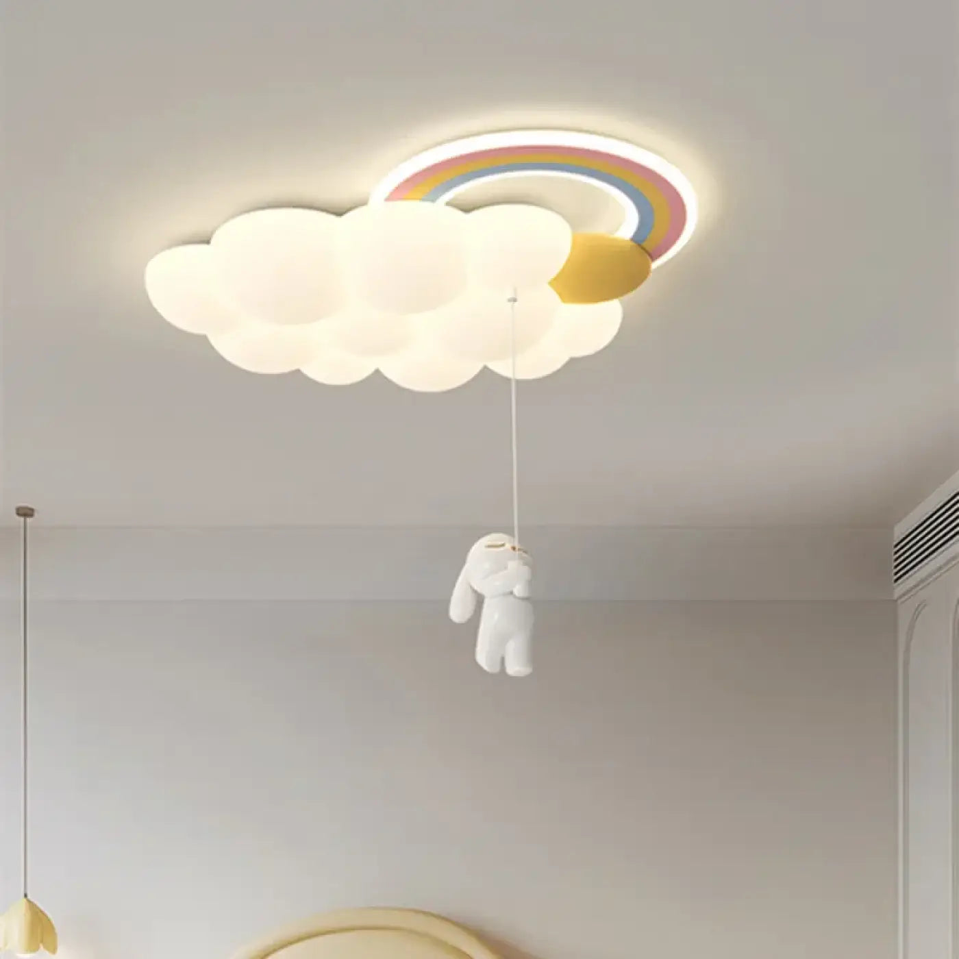 Plafonnier enfant blanc nuage design moderne | ROZOHUS