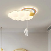 Plafonnier enfant blanc nuage design moderne | ROZOHUS