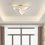 Plafonnier LED blanc design original 3 lumières | PIHEVE