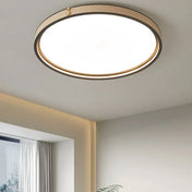 Plafonnier LED beige art déco moderne | GABENU
