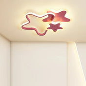 Plafonnier LED formes étoiles chambre enfant | RUSELI