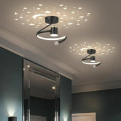 Plafonnier LED noir moderne scandinave | RIZI