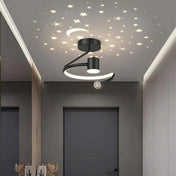 Plafonnier LED noir moderne scandinave | RIZI