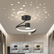 Plafonnier LED noir moderne scandinave | RIZI