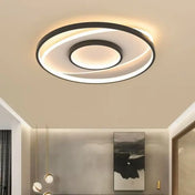 Plafonnier LED noir et blanc design moderne | SIZAZE