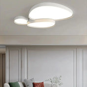 Plafonnier LED formes organiques noir et blanc | ZERASU