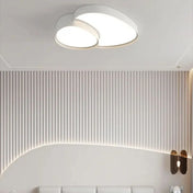 Plafonnier LED formes organiques noir et blanc | ZERASU