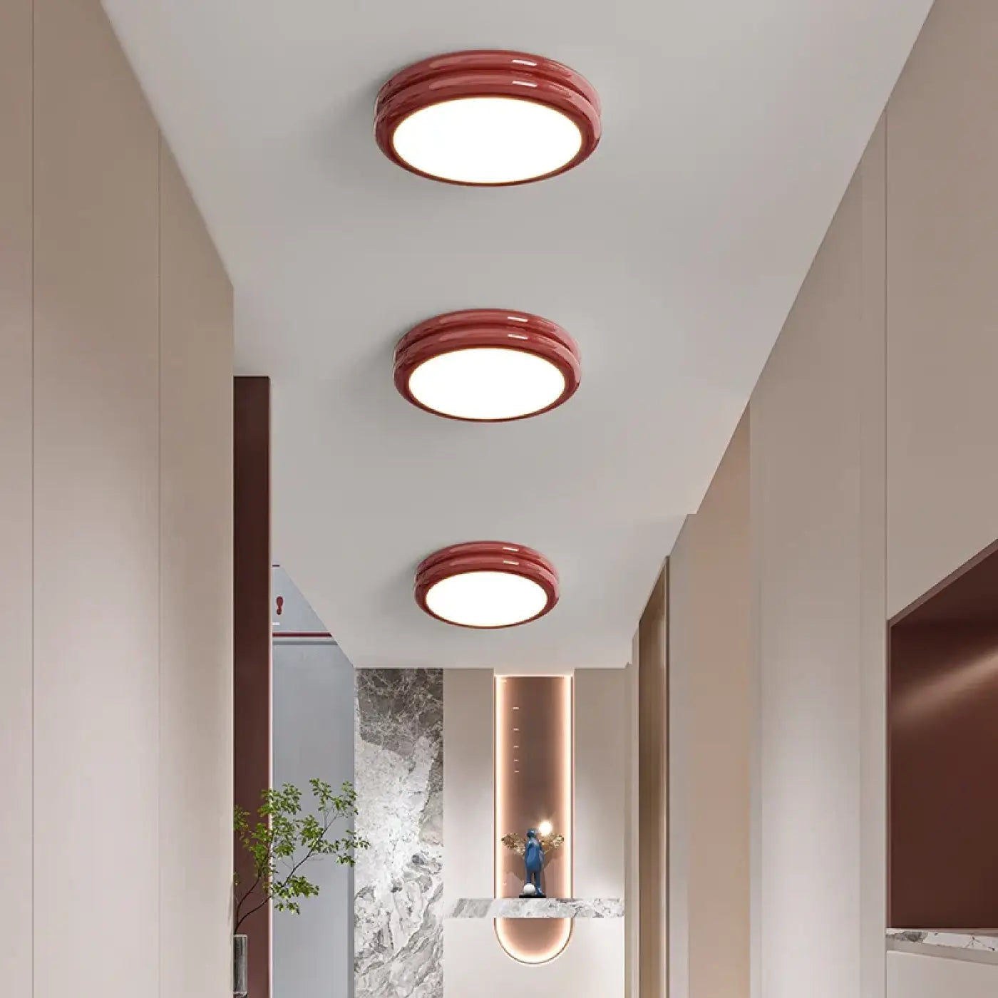 Plafonnier LED rond design minimaliste | NEZILI