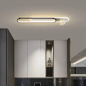 Plafonnier LED doré et noir moderne | FUPUFI
