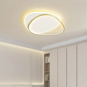Plafonnier LED ovale entrelacé design | ROTIHE