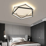 Plafonnier LED noir carré design moderne | VUNA